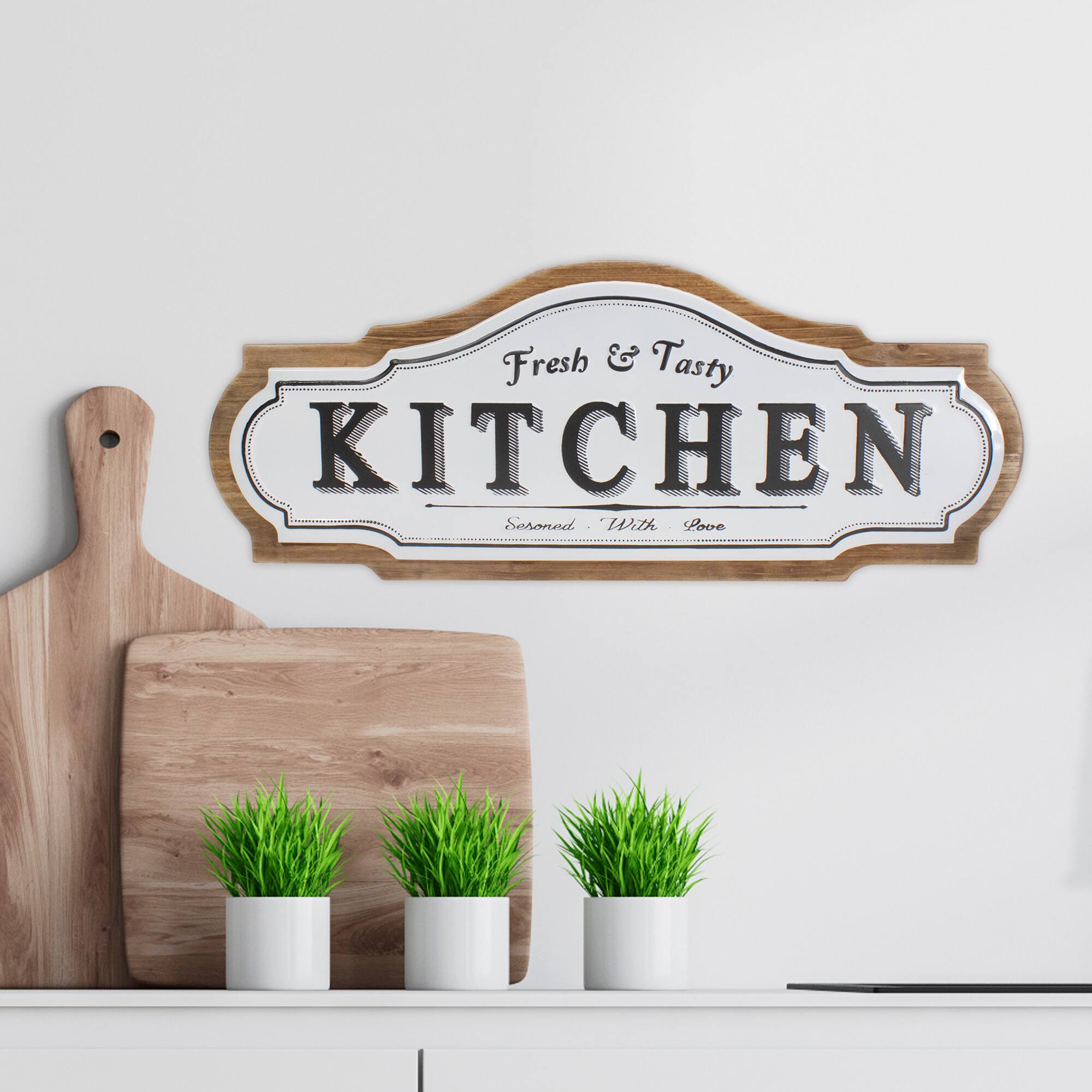 24" Fresh & Tasty Kitchen Wall Décor